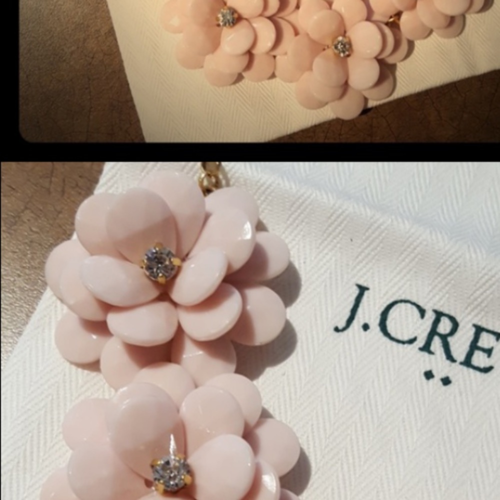 J Crew Flower Statement Necklace - image 2